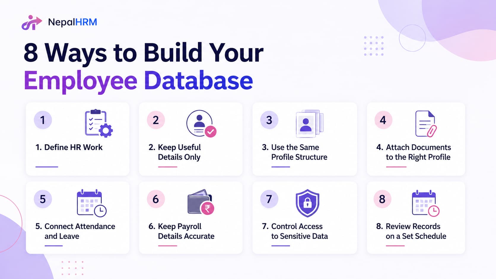 8 Ways to Build Your Employee Database