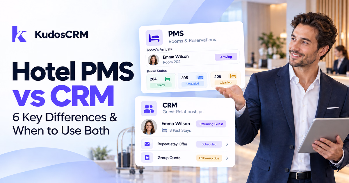 hotel pms vs crm